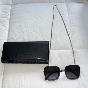 Chanel Chain Sunglasses